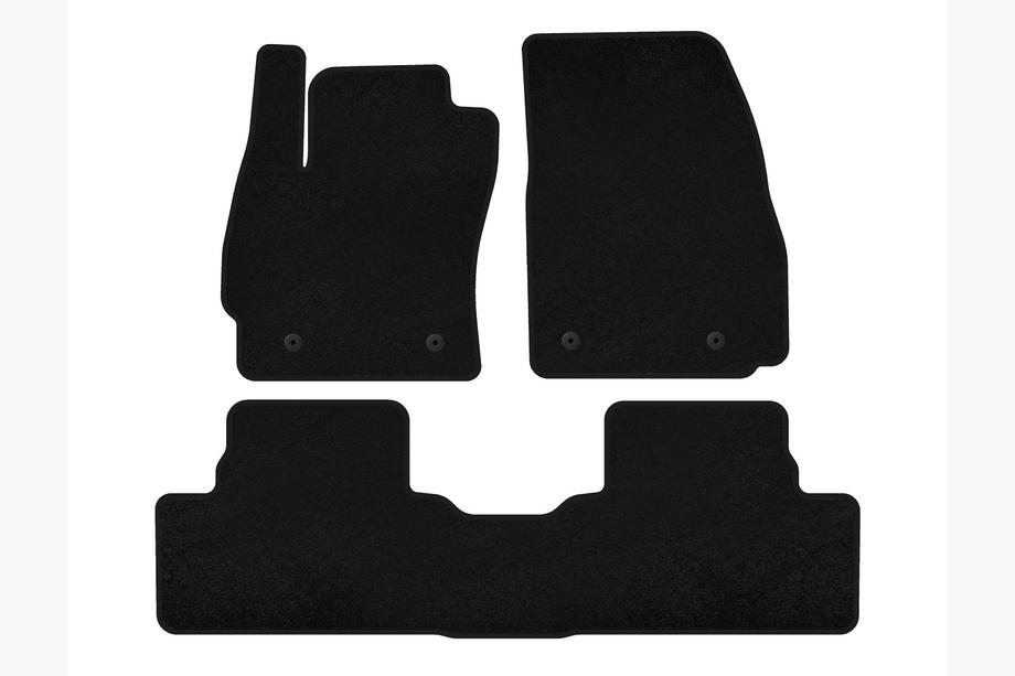 Mazda 5 2010-2018 Tapis de sol textile Classic (2 rangées, noir) Image