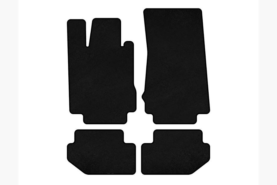 Mercedes CL-class C215 1999-2006 Tapis de sol textile Classic (noir) Photo 1