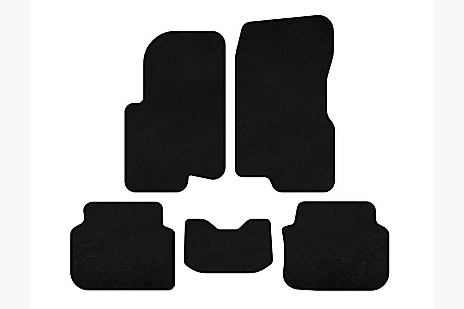Smart 1998-2007 Tapis de sol textile Classic (2003-2007, Forfour, noirs) Image