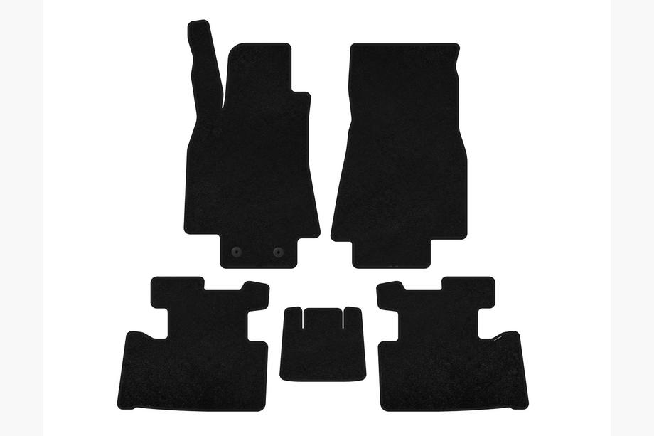 Mercedes A-class W169 2004-2012 Tapis de sol textile Classic (2004-2008, HB, 5 portes, Noir) Image