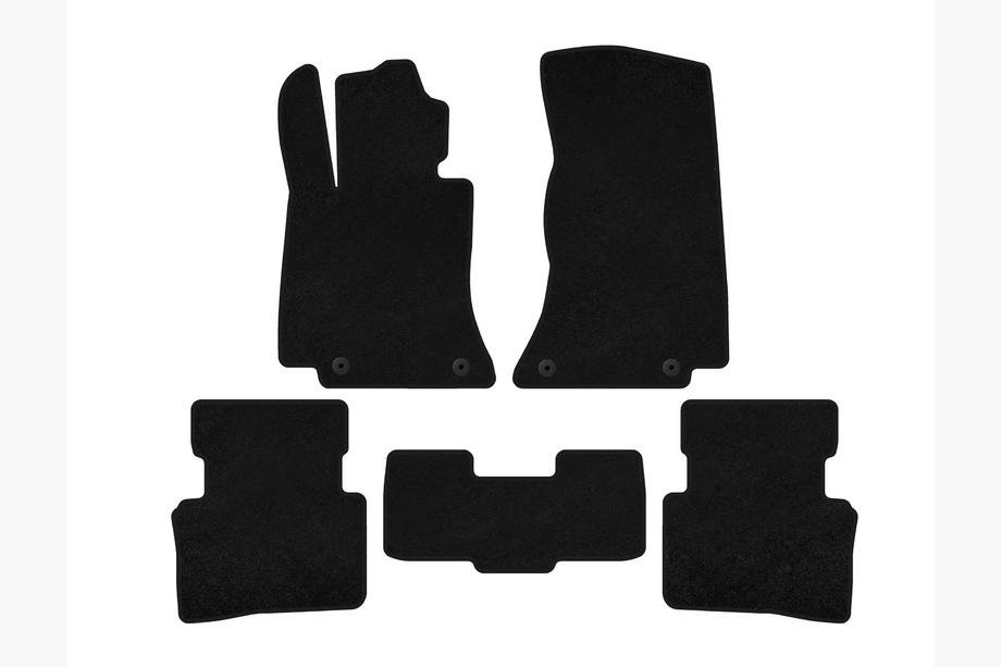Mercedes C-class W206 2022- Tapis de sol textile Classic (SD, Noir) Photo 1