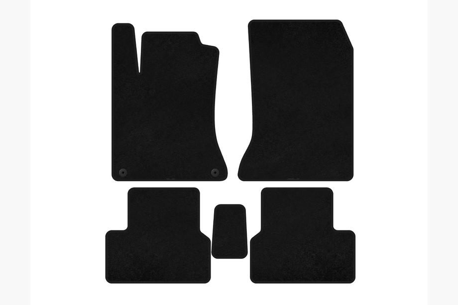 Mercedes B-class W246 2011-2018 Tapis de sol textile Classic (2011-2014, noir) Image
