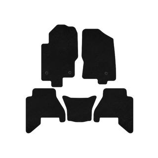 Tapis de sol textiles Classic V2 (2 rangées, noirs, 2010-2014) Nissan Pathfinder R51 2005-2014 photo 1