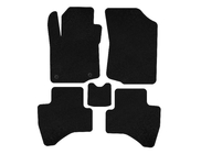 Peugeot 107 2005-2014 Tapis de sol textile Classic (HB, Noir) photo 1