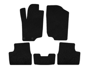 Peugeot 207 2006–2014 Tapis de sol textile Classic (HB, 5 portes, Noir) photo 1