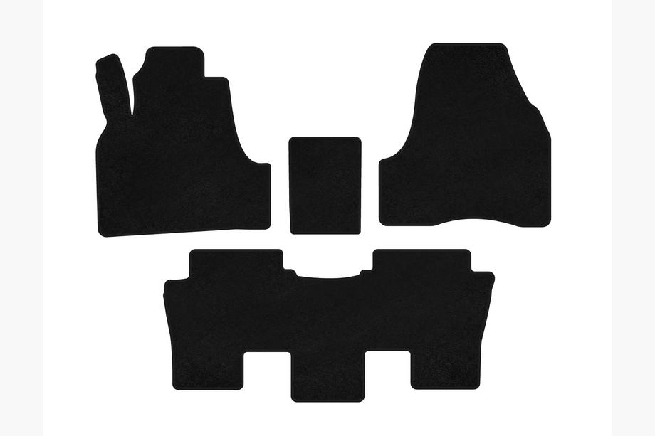 Peugeot 807 2002-2014 Tapis de sol textile Classic (Noir) Image