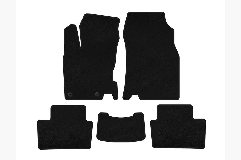 Renault Kadjar 2015-2022 Tapis de sol textile Classic (2015-2018, Noir) Image