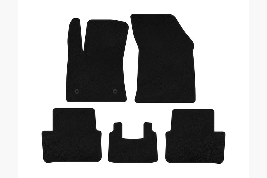 Renault Megane IV 2016-2025 Tapis de sol textile Classic (2016-2020, SW, Noir) Image