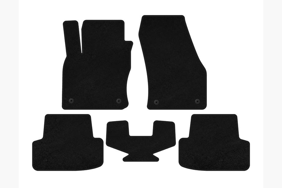 Seat Ateca 2016- Tapis de sol textile Classic (Noir) Image