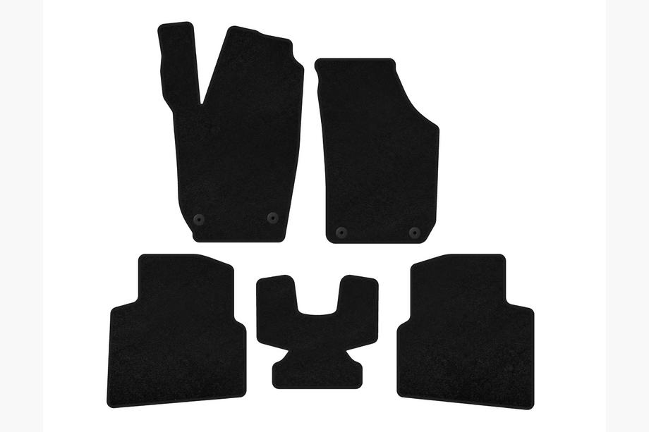 Skoda Roomster 2006-2015 Tapis de sol textile Classic (Noir) Image