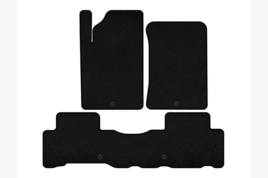 SsangYong Rexton II 2017- Tapis de sol textile Classic (noir) Image