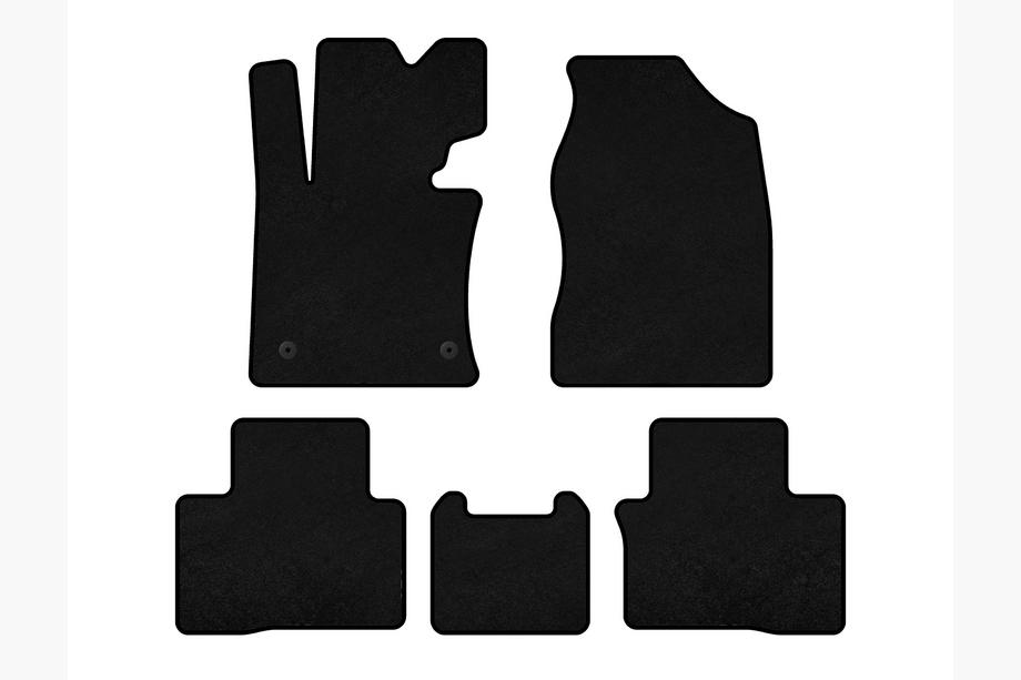 SsangYong Tivoli 2015- Tapis de sol textile Classic (Noir) Image