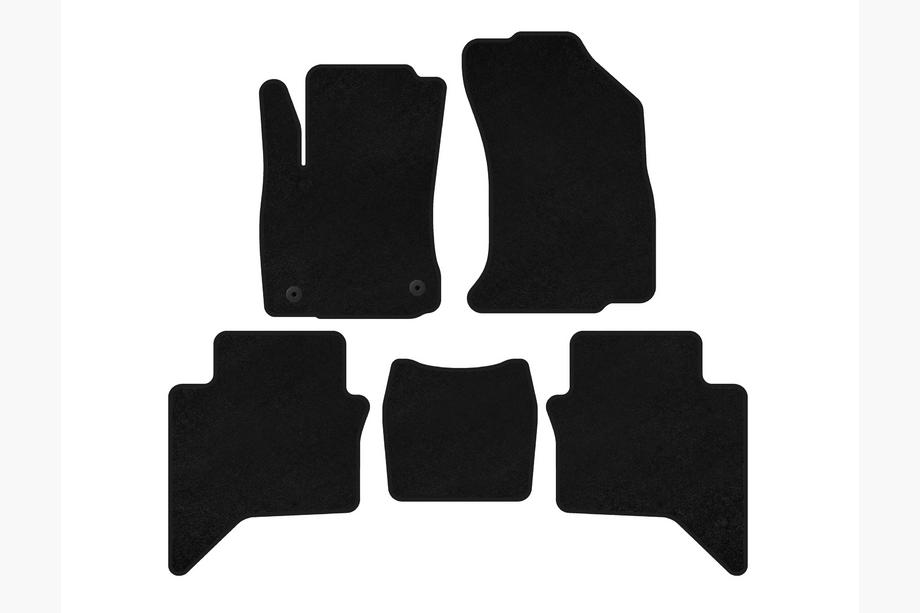 Toyota Hilux 2015- Tapis de sol textile Classic (noir) Image