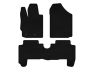 Toyota Yaris 2006-2011 Tapis de sol textile Classic (HB, 5 portes, Noir) photo 1