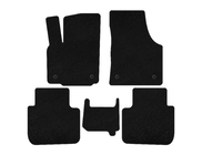 Volkswagen Atlas (Terramont) 2016- Tapis de sol textile Classic (2 rangées, 7 places, Noir) photo 1