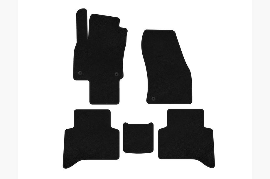 Volkswagen Touran 2015- Tapis de sol textile Classic (5 places, Noir) Image