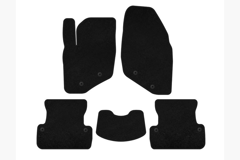 Volvo S60 2000-2009 Tapis de sol textile Classic (SD, Noir) Image
