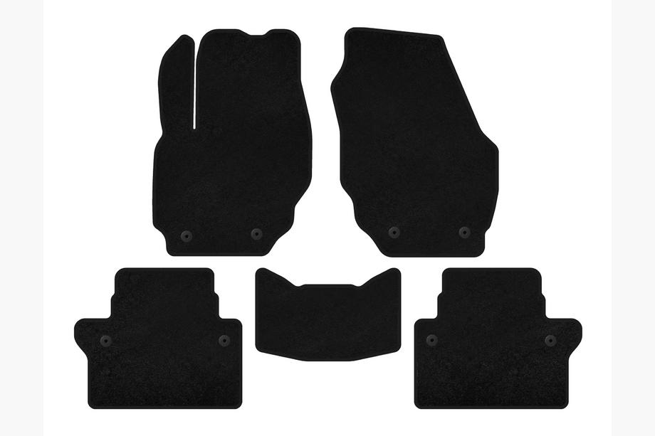 Volvo S80 2006-2016 Tapis de sol textile Classic (noir) Image