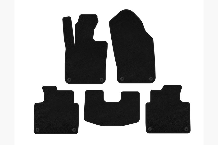 Volvo S90/V90 2016- Tapis de sol textile Classic (SD, Empattement court, Noir) Image