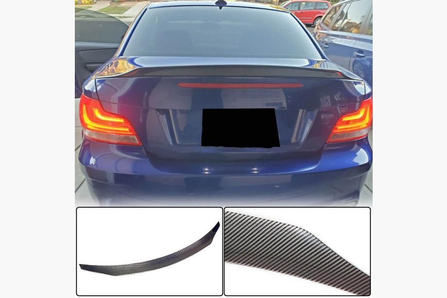 BMW 1 Series E81/E82/E87/E88 2004-2011 Aileron (pour E82, Carbone) Image