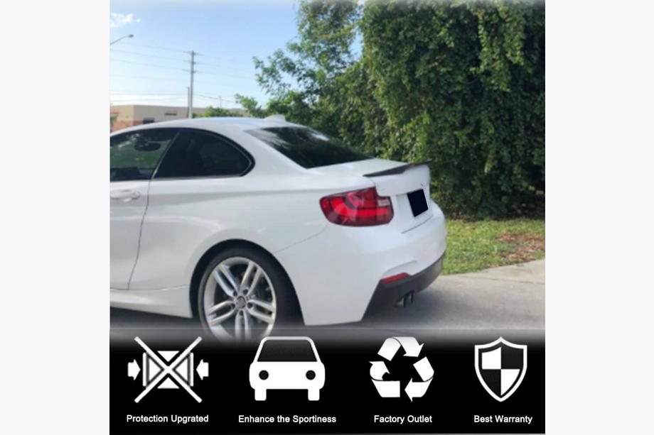 BMW 2 Series F22/F23 2014-2021 Aileron PSM-Style V1 (pour F22, Carbone) Photo 2
