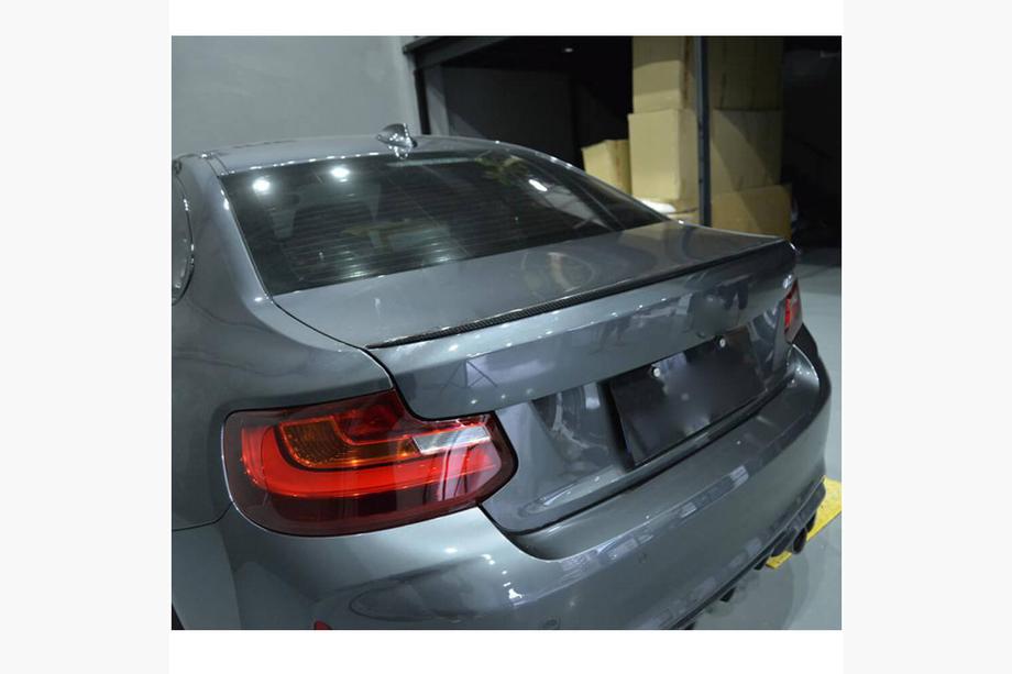 BMW 2 Series F22/F23 2014-2021 Aileron de coffre Carbone V1 (Coupe) Photo 4