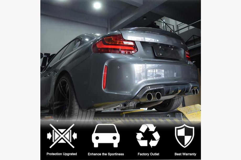 BMW 2 Series F22/F23 2014-2021 Aileron P-Style (pour F22, Carbone) Photo 4