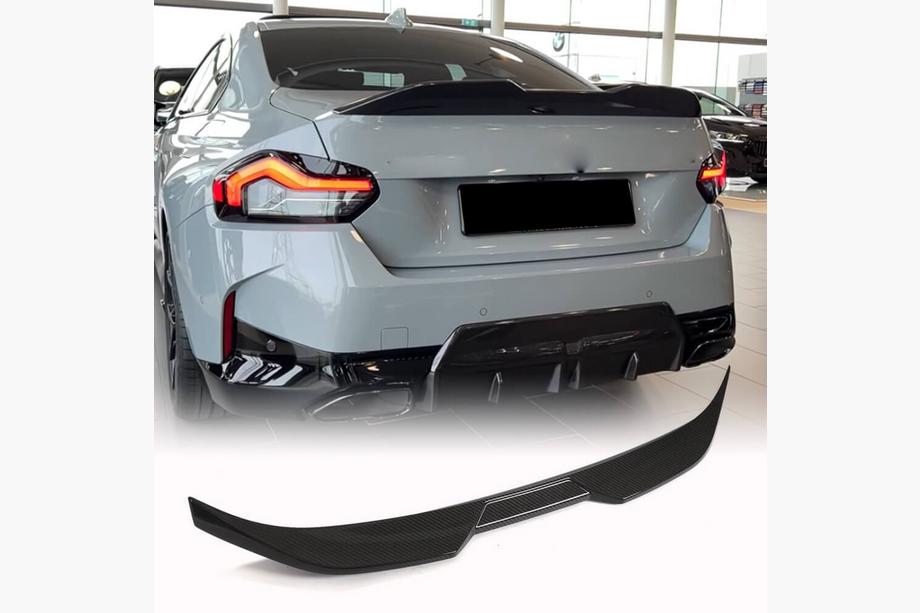 BMW 2 Series G42 2021- Aileron M4-Style V3 (Carbone) Photo 1