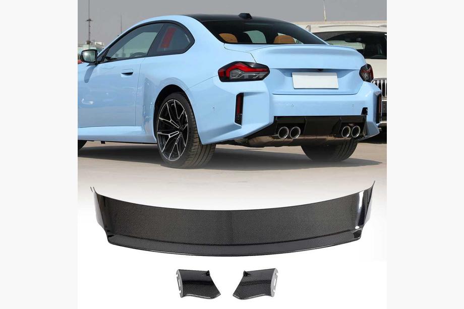 BMW 2 Series G42 2021- Aileron V6 (Noir Brillant) Photo 1
