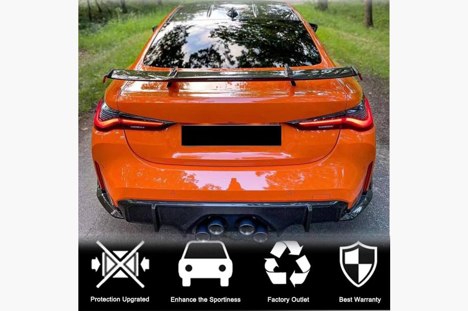BMW 4 Series G22/23/26 2020- Aileron de coffre Carbone Sec V2 (pour G82/83) Photo 4