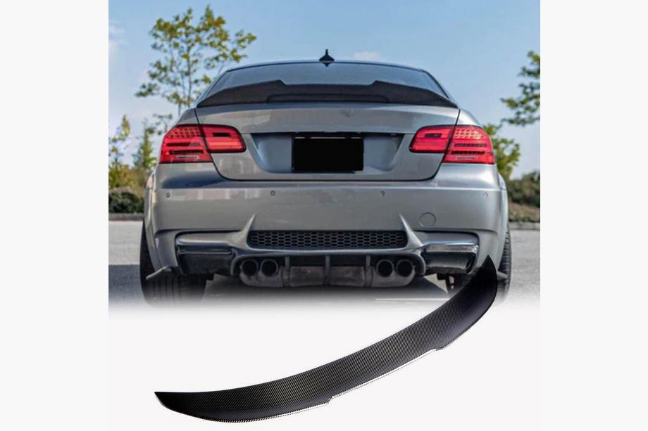 BMW 3 Series E90/E91 2005-2011 Aileron PSM-Style V1 (pour E90, Carbone) Image