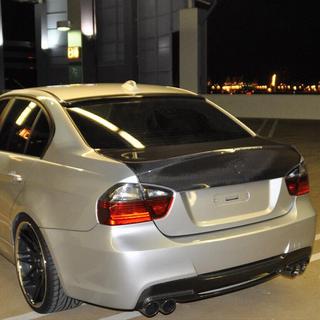 Aileron style CSL (pour E90 2005-2008, Carbone) photo 2