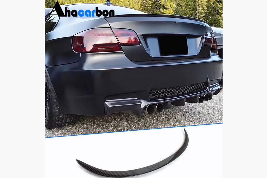 BMW 3 Series E90/E91 2005-2011 Aileron de coffre Carbone V7 (SD) Photo 1