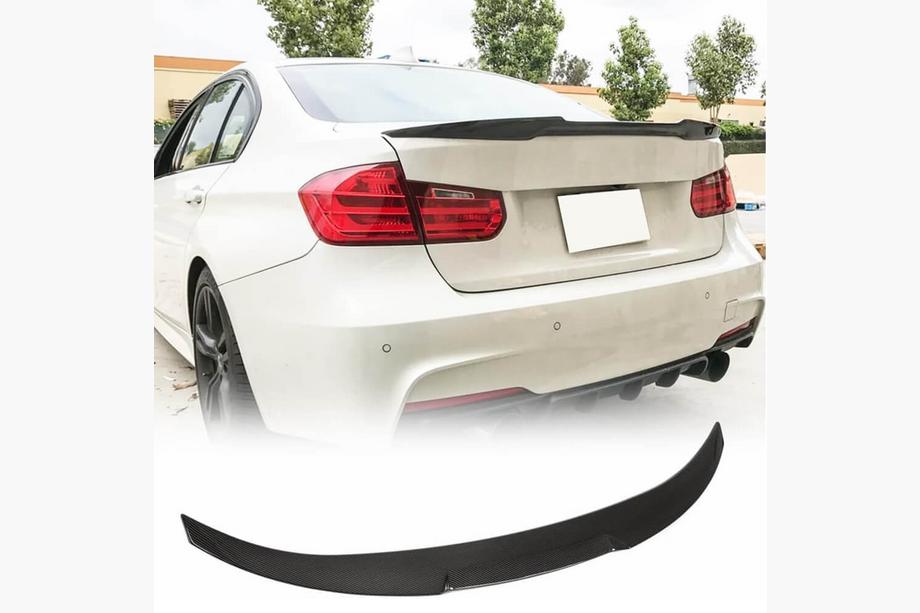 BMW 3 Series F30/F31 2012-2019 Aileron de coffre Carbon Look ABS (SD) Photo 1