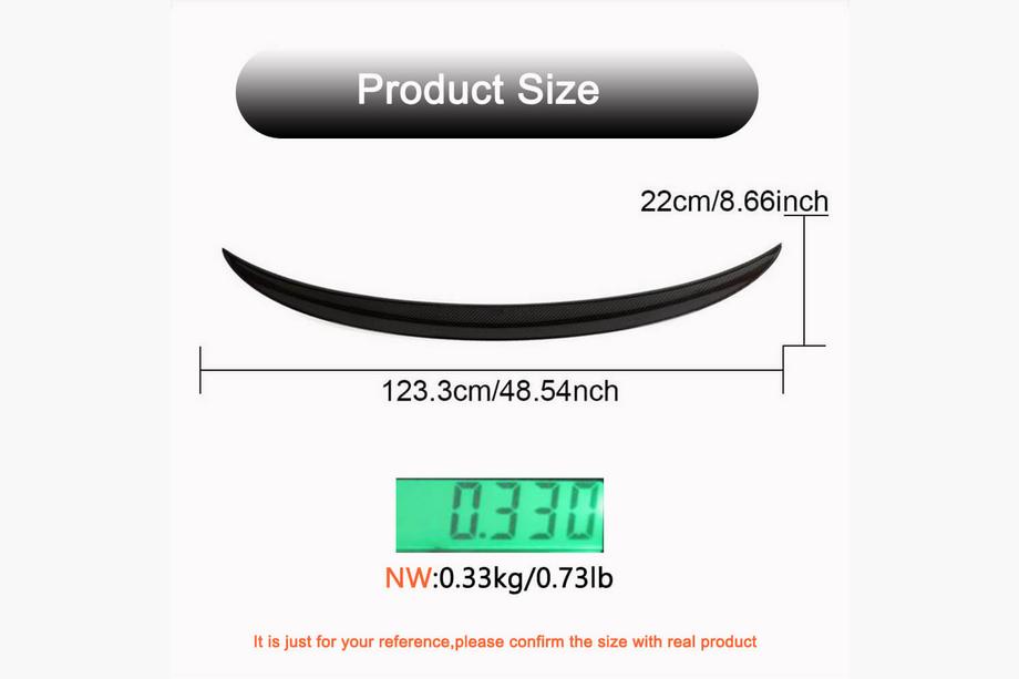 BMW 3 Series F30/F31 2012-2019 Aileron MP-Style V2 (pour F30/F80) Photo 5