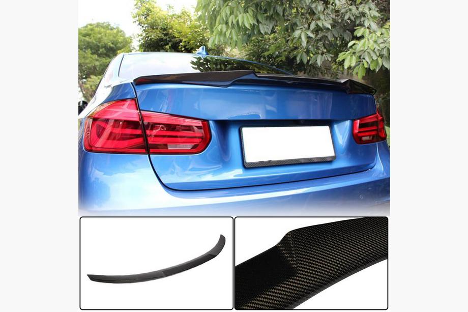 BMW 3 Series F30/F31 2012-2019 Aileron M4-Style V1 (pour F30/F80, Carbone) Image