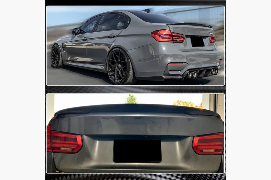 BMW 3 Series F30/F31 2012-2019 Spoiler de coffre Carbone V16 (SD) Photo 4