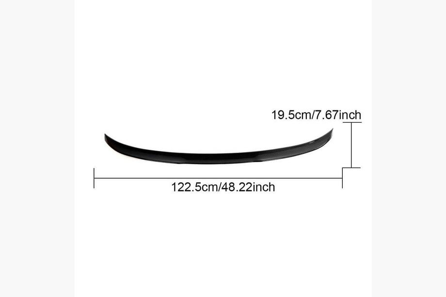 BMW 3 Series G20/G21 2018- Aileron V6 (pour G20/G80, Carbone) Photo 5