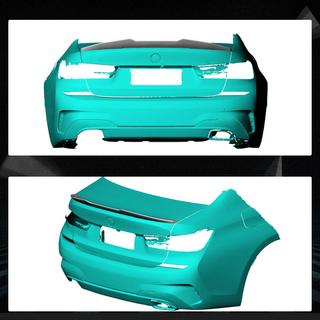 Aileron PSM-Style V4 (pour G20/G80, Carbone) photo 3