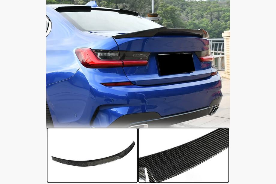 BMW 3 Series G20/G21 2018- Aileron M4-Style V1 (pour G20/G80, Carbone) Image
