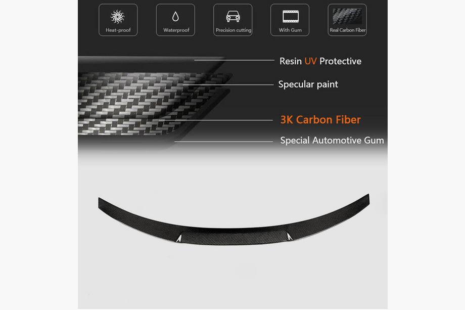 BMW 3 Series G20/G21 2018- Aileron M4-Style V1 (pour G20/G80, Carbone) Photo 5