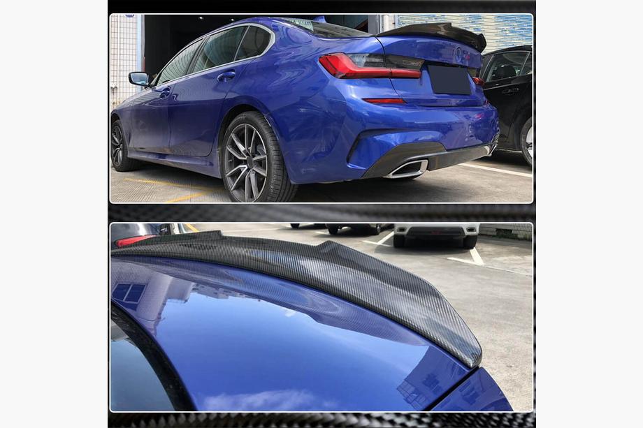 BMW 3 Series G20/G21 2018- Spoiler de coffre Carbone V16 (SD) Photo 4