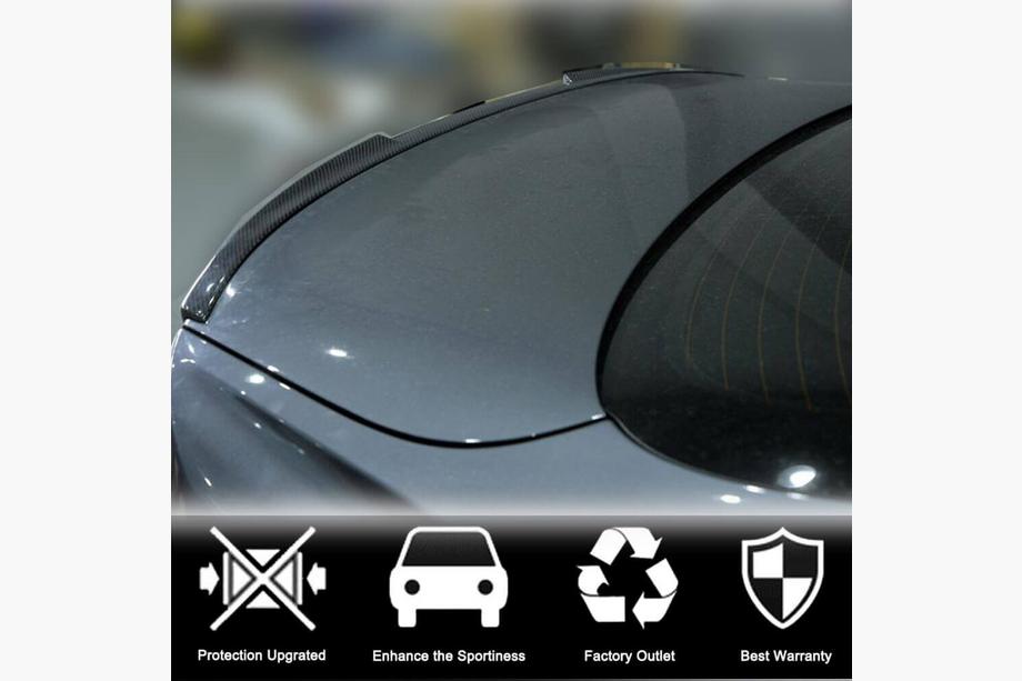 BMW 4 Series F32/F33/F36 2012-2020 Aileron V7 (pour F32, Carbone) Photo 2