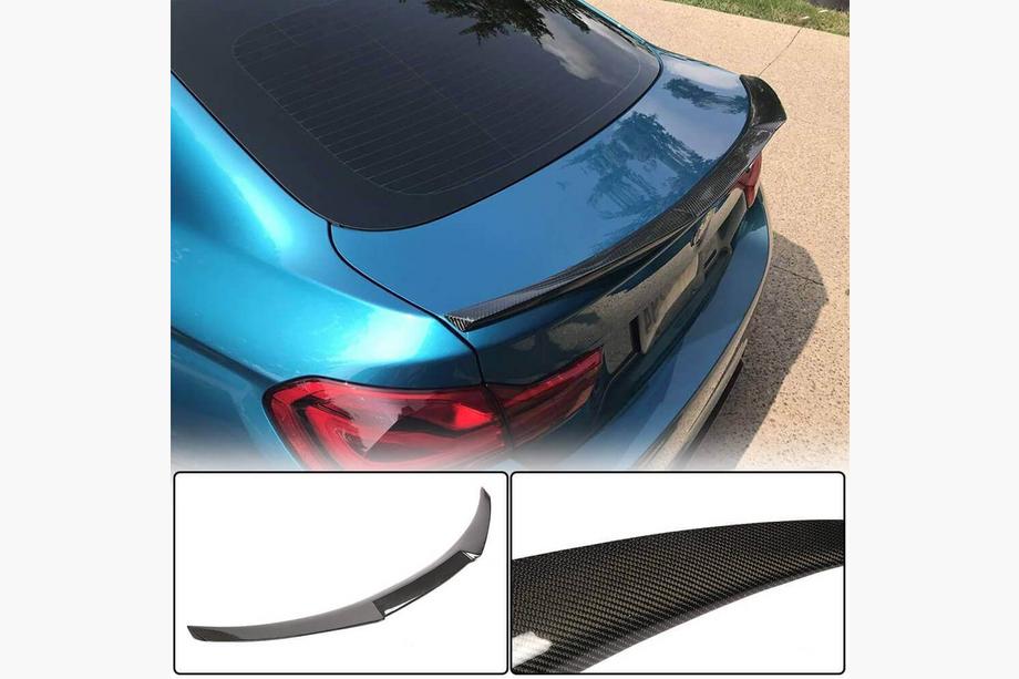 BMW 4 Series F32/F33/F36 2012-2020 Spoiler de coffre Carbon V6 (pour F36) Photo 1