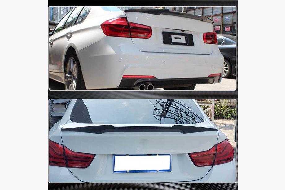 BMW 4 Series F32/F33/F36 2012-2020 Spoiler de coffre Carbon V6 (pour F36) Photo 4