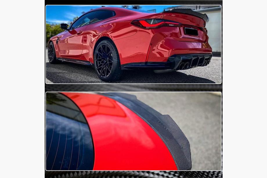 BMW 4 Series G22/23/26 2020- Aileron PSM-Style V1 (pour G22/G82, Carbone) Photo 3