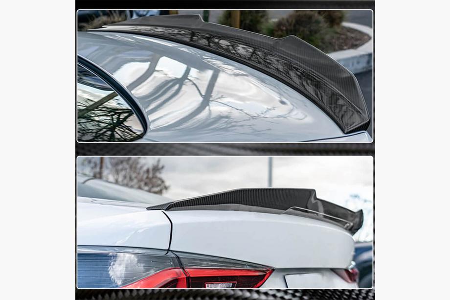 BMW 4 Series G22/23/26 2020- Aileron PSM-Style V1 (pour G22/G82, Carbone) Photo 4