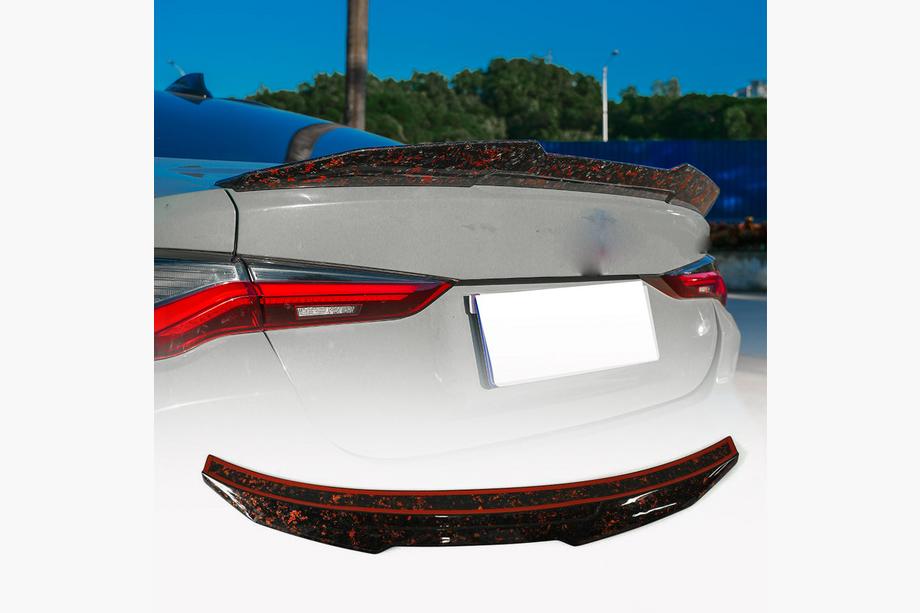 BMW 4 Series G22/23/26 2020- Aileron PSM-Style V2 (pour G22/G82, Carbone) Image
