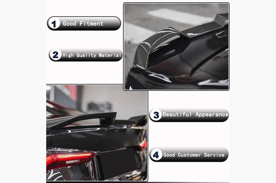 BMW 4 Series G22/23/26 2020- Aileron V2 (pour G22/G82, Carbone) Photo 3