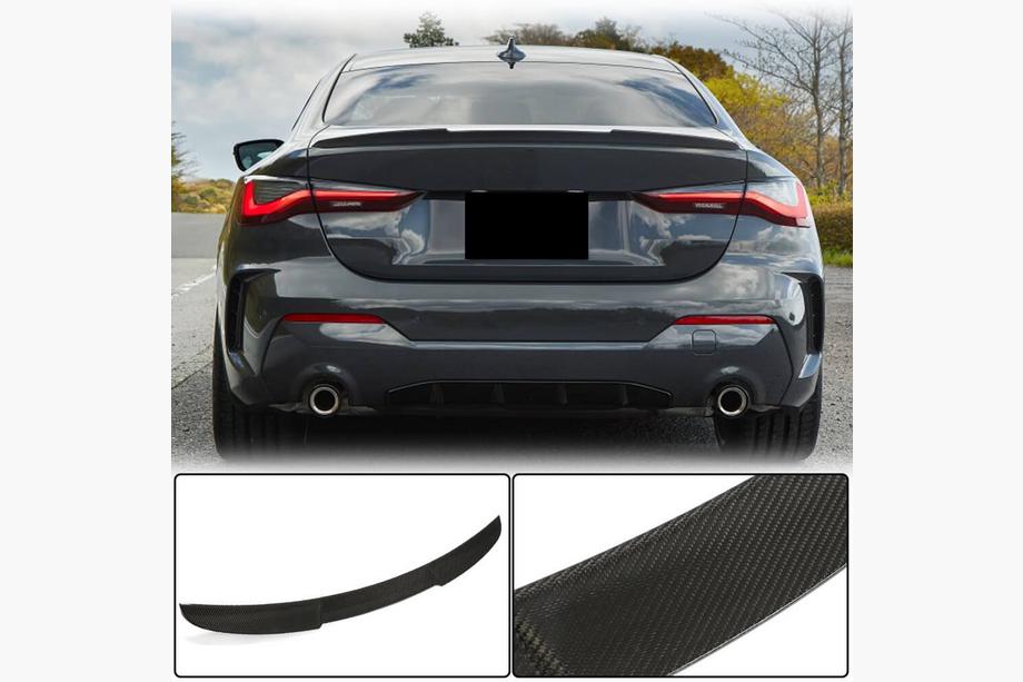 BMW 4 Series G22/23/26 2020- Aileron M4-Style V1 (pour G22/G82, Carbone) Image